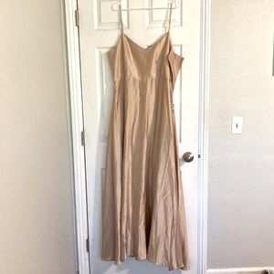 Never worn Show me your Mumu, champagne bridesmaid dress.
